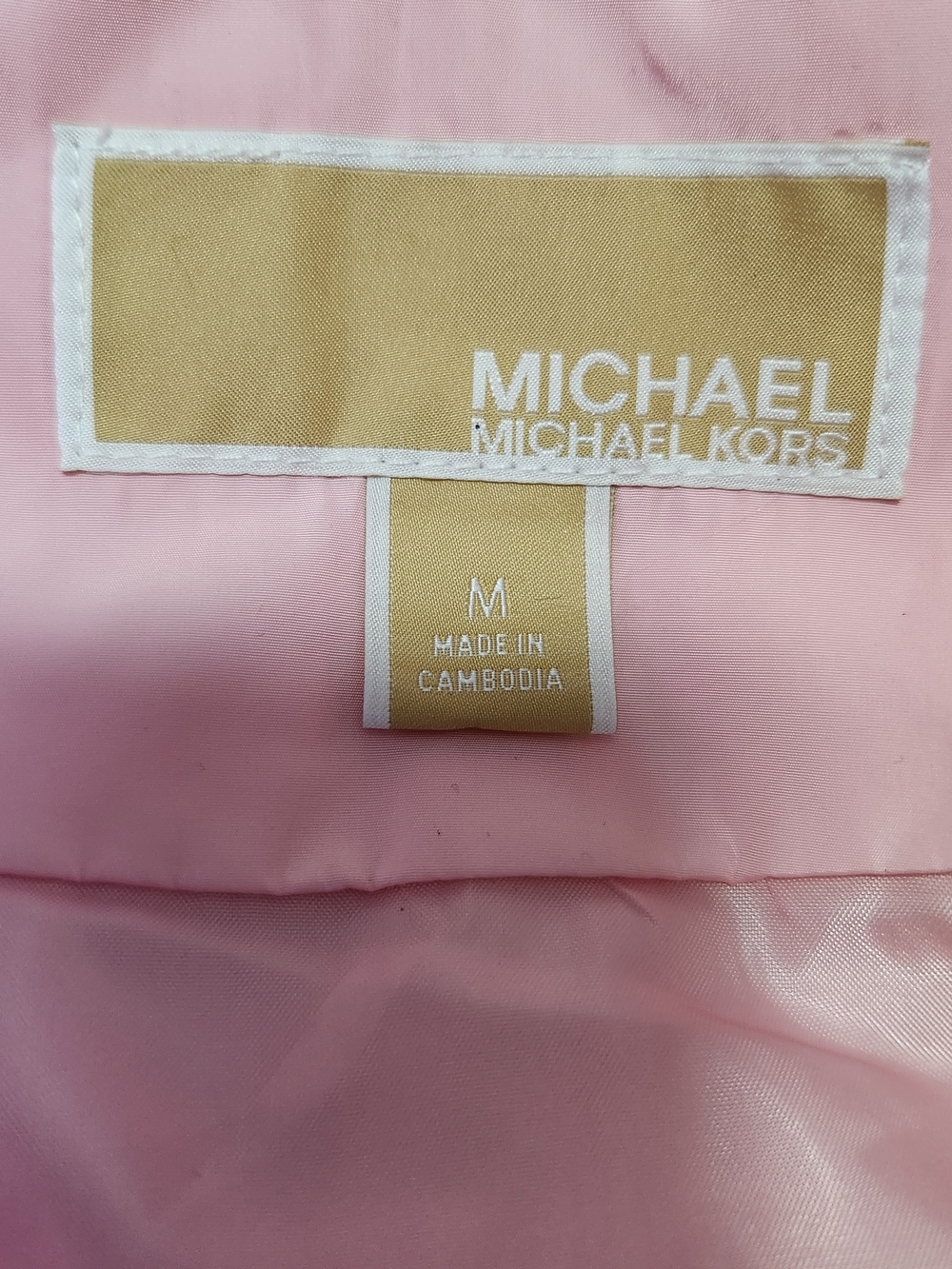 Michael Kors Chevron Quilted Mock Neck Puffer Vest NWOT - Picture 10 of 11